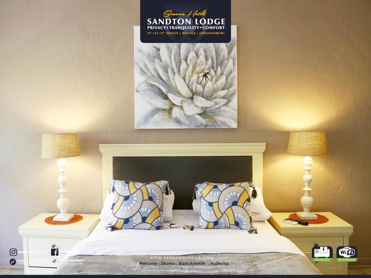יוהנסבורג Sandton Lodge Rivonia מראה חיצוני תמונה