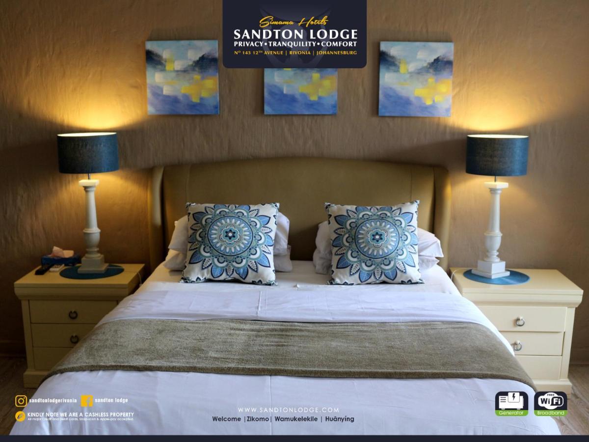 יוהנסבורג Sandton Lodge Rivonia מראה חיצוני תמונה