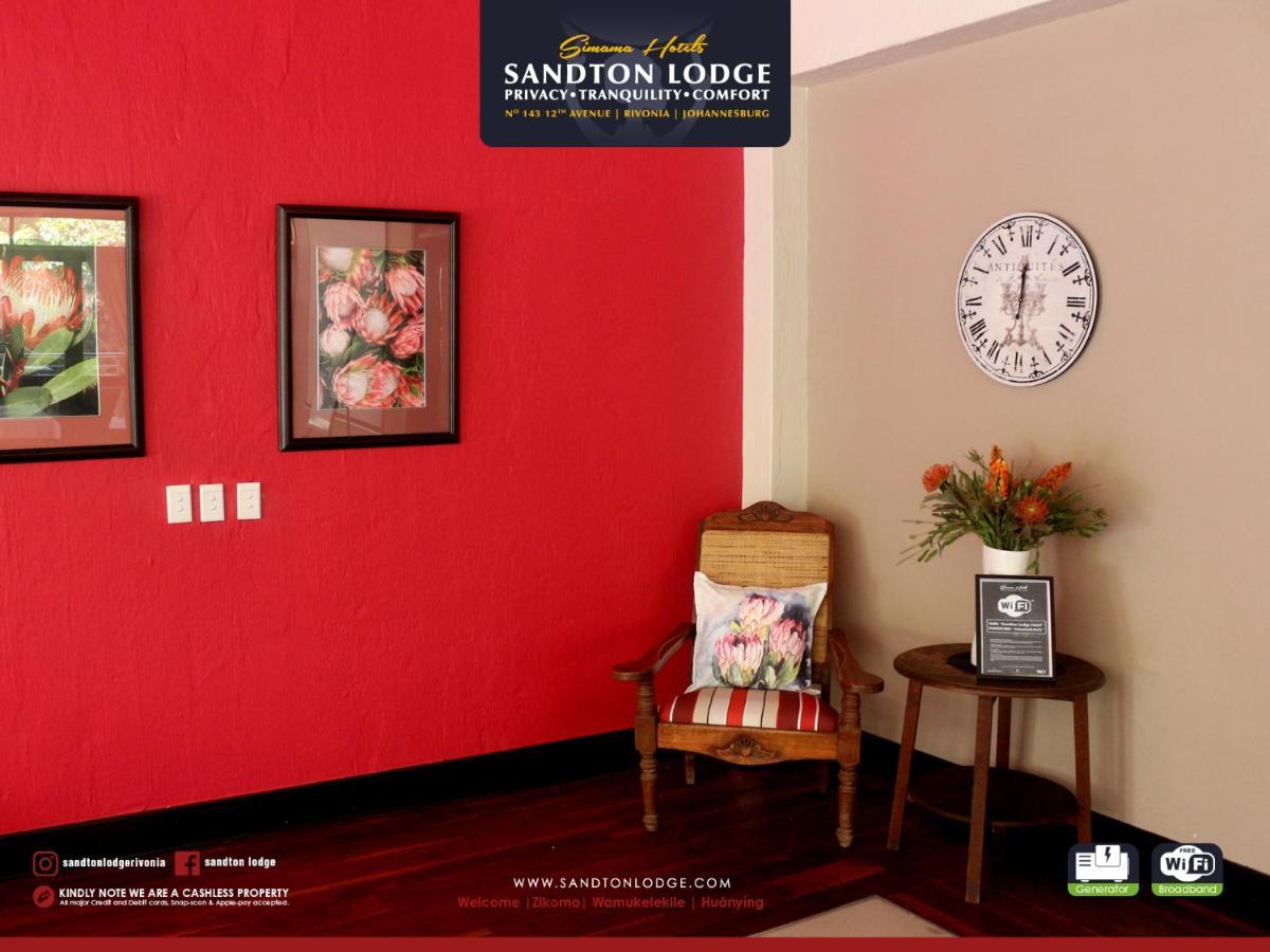 יוהנסבורג Sandton Lodge Rivonia מראה חיצוני תמונה