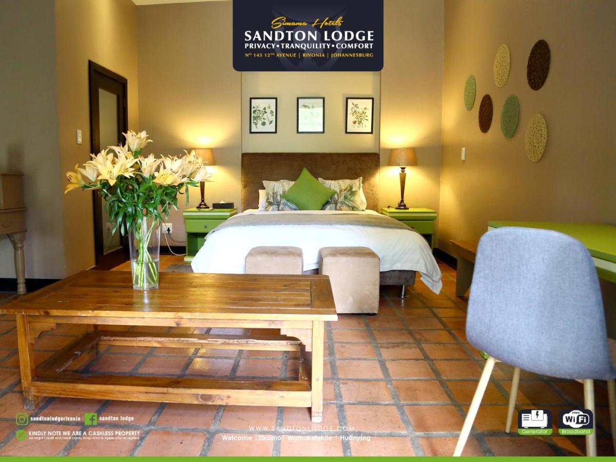 יוהנסבורג Sandton Lodge Rivonia מראה חיצוני תמונה